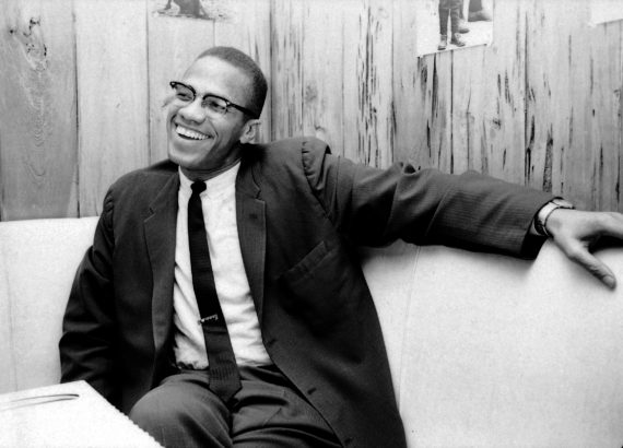 Radical black activist Malcolm X